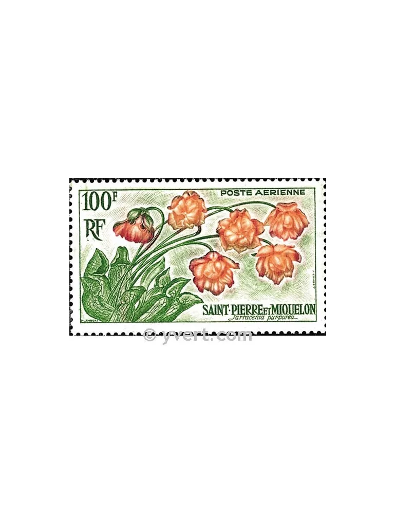 n° 27 - Timbre Saint-Pierre et Miquelon Poste aérienne