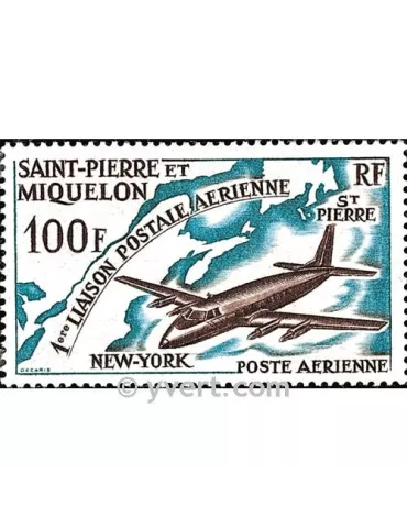 n° 31 - Timbre Saint-Pierre et Miquelon Poste aérienne
