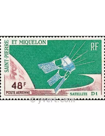 n° 35 - Timbre Saint-Pierre et Miquelon Poste aérienne