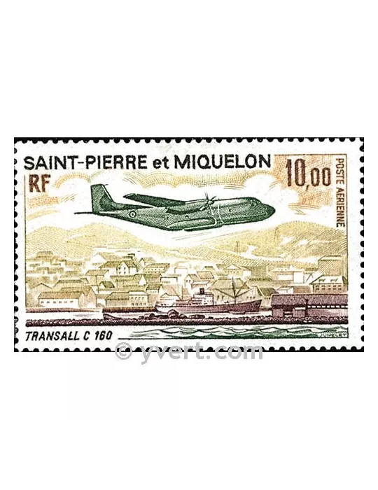n° 57 - Timbre Saint-Pierre et Miquelon Poste aérienne