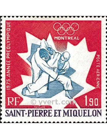 n° 61 - Timbre Saint-Pierre et Miquelon Poste aérienne