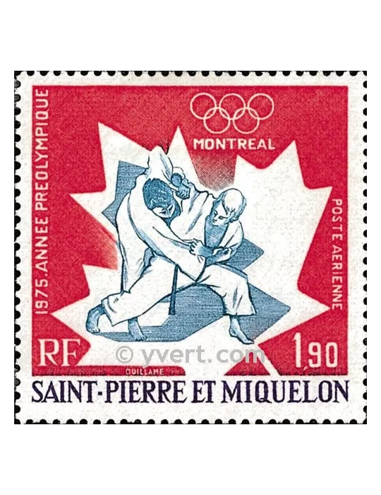 n° 61 - Timbre Saint-Pierre et Miquelon Poste aérienne