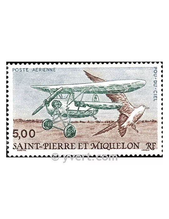 n° 69 - Timbre Saint-Pierre et Miquelon Poste aérienne