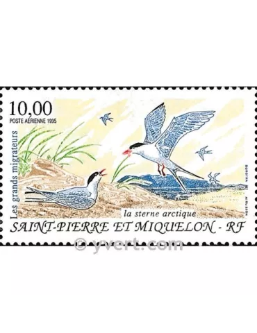 n° 74 - Timbre Saint-Pierre et Miquelon Poste aérienne
