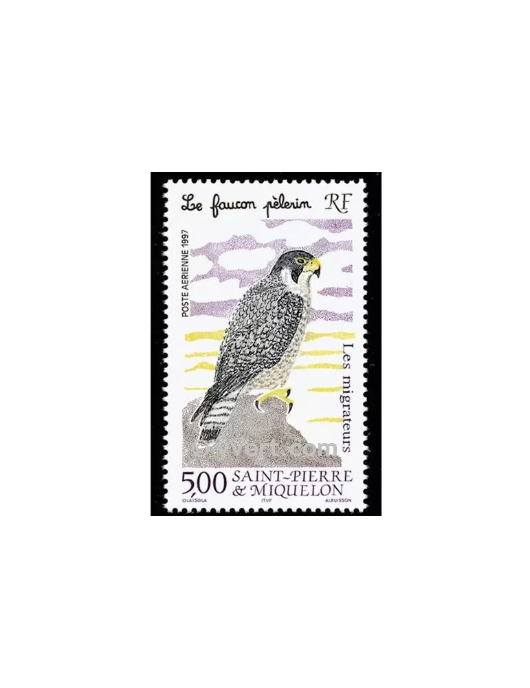 n° 76 - Timbre Saint-Pierre et Miquelon Poste aérienne