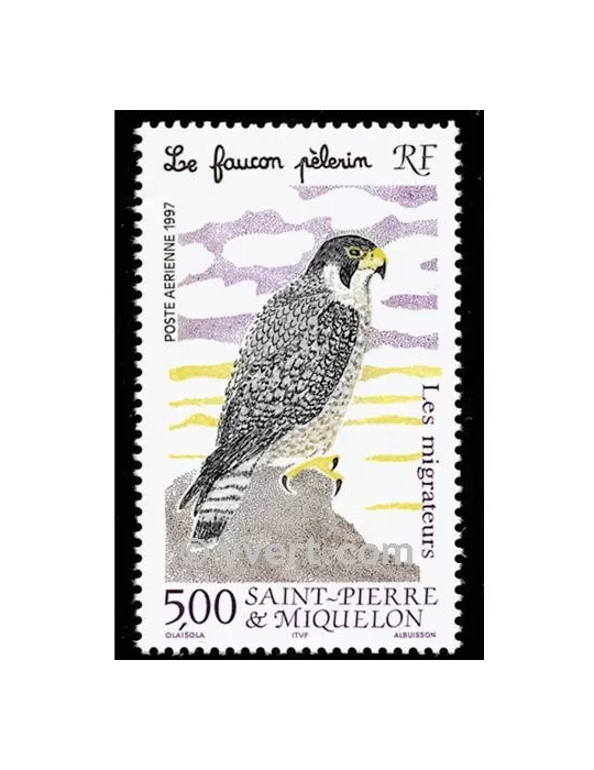 n° 76 - Timbre Saint-Pierre et Miquelon Poste aérienne