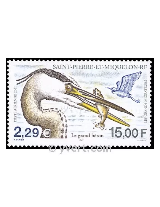 n° 81 - Timbre Saint-Pierre et Miquelon Poste aérienne