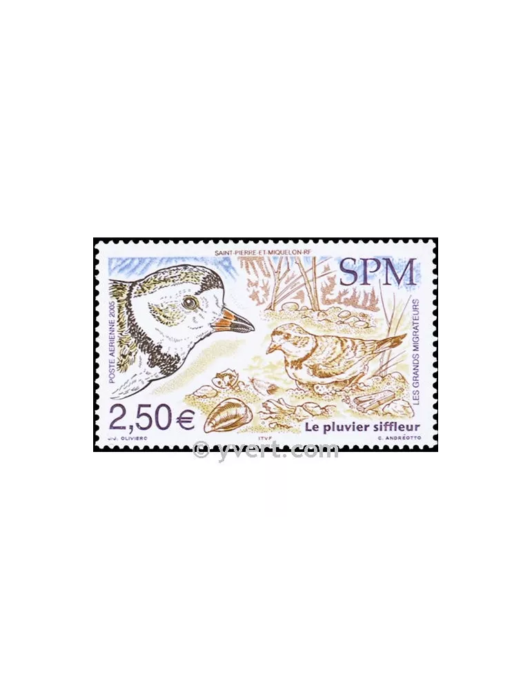 n° 85 - Timbre Saint-Pierre et Miquelon Poste aérienne