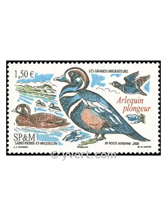 n° 88 - Timbre Saint-Pierre et Miquelon Poste aérienne