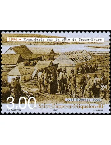 n° 8 - Timbre Saint-Pierre et Miquelon Bloc et feuillets