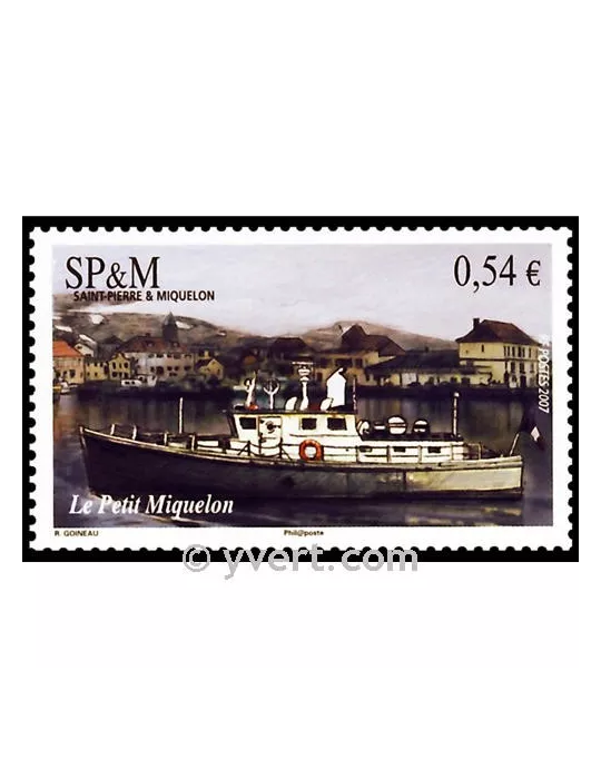 n° 12 - Timbre Saint-Pierre et Miquelon Bloc et feuillets