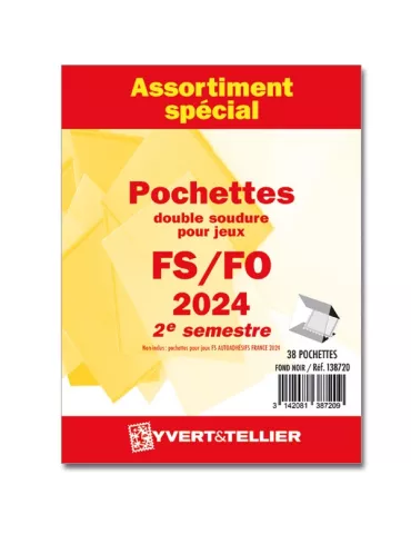 Assortiment de pochettes (double soudure) : 2024-2e semestre