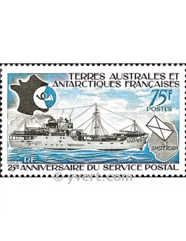 n° 54 - Timbre TAAF Poste 2