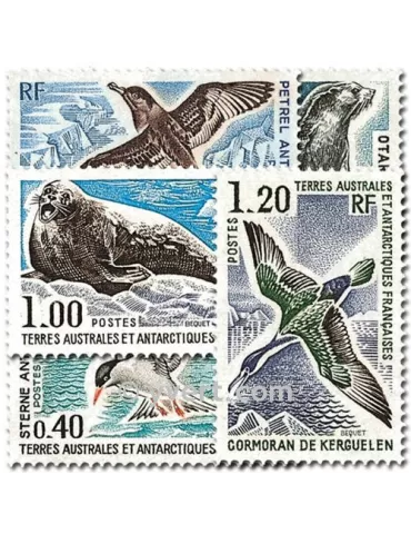 n° 55/60 - Timbre TAAF Poste 2