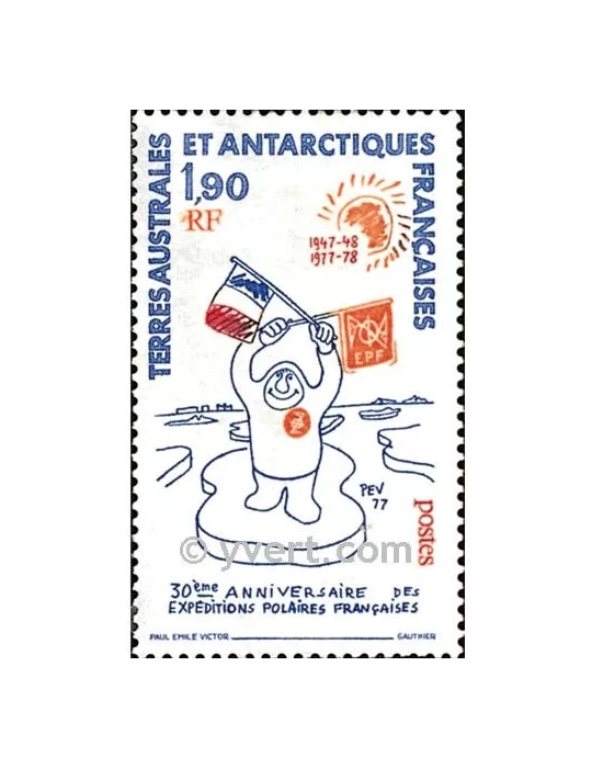 n° 73 - Timbre TAAF Poste