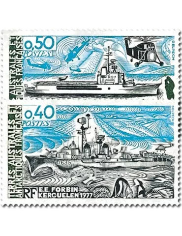 n° 74/75 - Timbre TAAF Poste 2