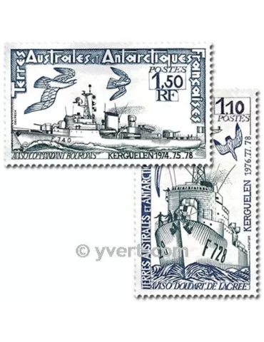 n° 79/80 - Timbre TAAF Poste 2