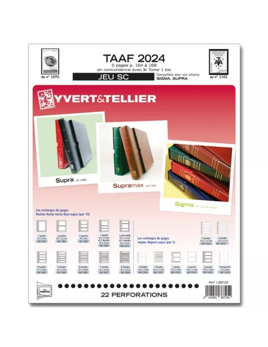 TAAF SC : 2024 (JEUX AVEC POCHETTES)