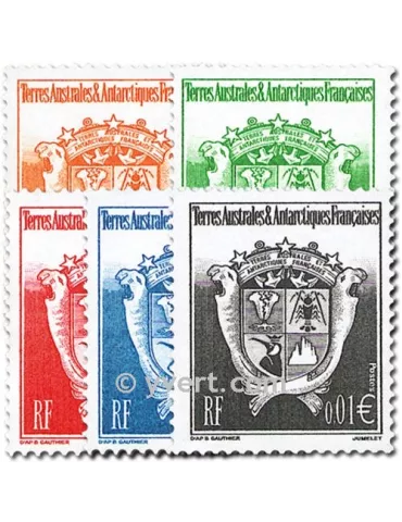 n° 322/326 - Timbre TAAF Poste 2