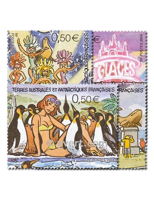 n° 399/402 - Timbre TAAF Poste