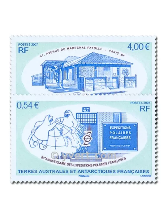 n° 459/460 - Timbre TAAF Poste