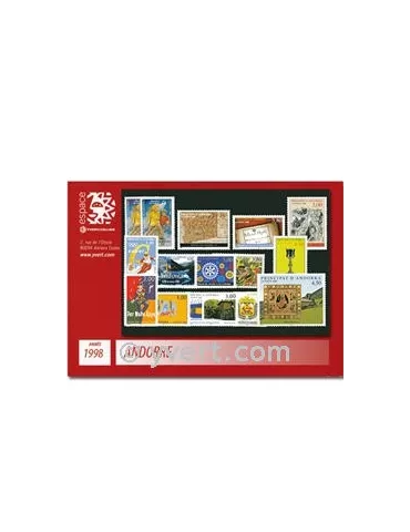 n° 497/511 - Timbre Andorre Année complète (1998)