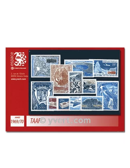 n° 28/33+PA17/22 - TAAF Année complète (1969/70)