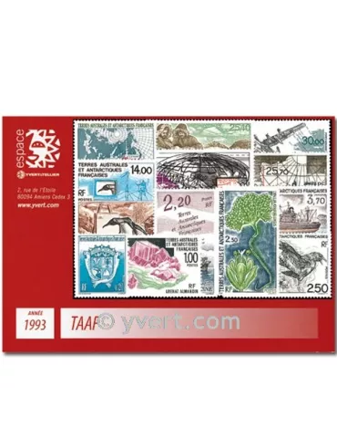 n° 171/183+PA125/28 - Timbre TAAF Année complète (1993)