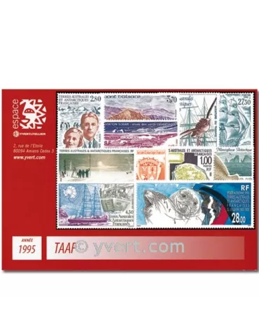 n° 194/202+PA134/36 - Timbre TAAF Année complète (1995)