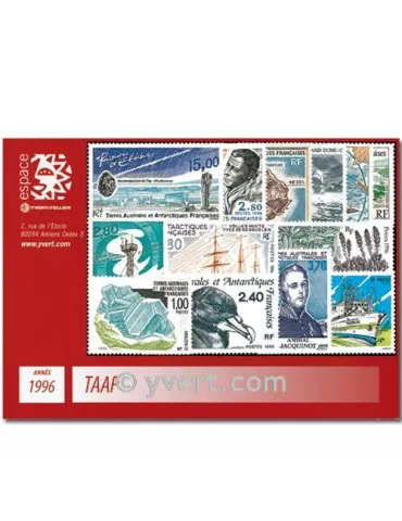 n° 203/212+PA137/40 - Timbre TAAF Année complète (1996)