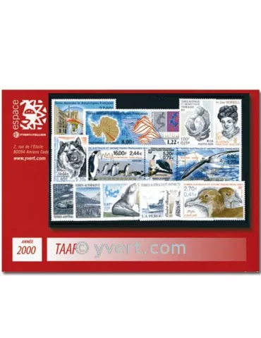n° 264/286 - Timbre TAAF Année complète (2000)