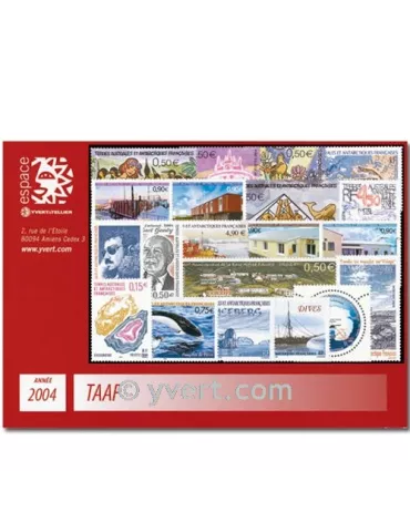 n° 384/403 - Timbre TAAF Année complète (2004)