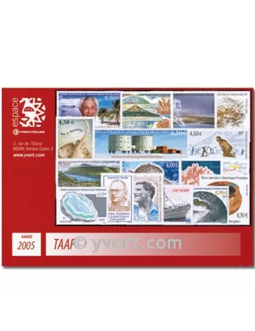n° 404/434 - Timbre TAAF Année complète (2005)