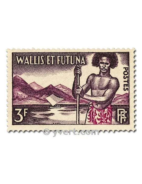 n° 157/158B - Timbre Wallis et Futuna Poste