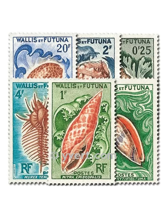 n° 162/167 - Timbre Wallis et Futuna Poste