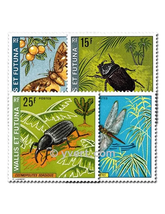 n° 185/188 - Timbre Wallis et Futuna Poste