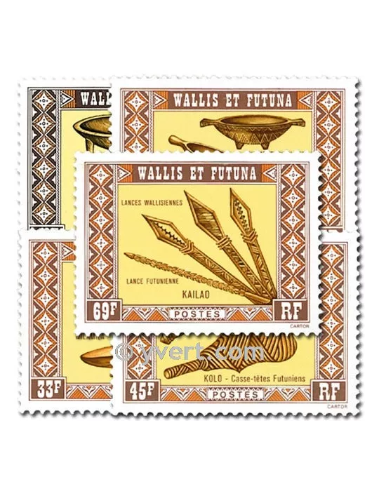 n° 198/202 - Timbre Wallis et Futuna Poste