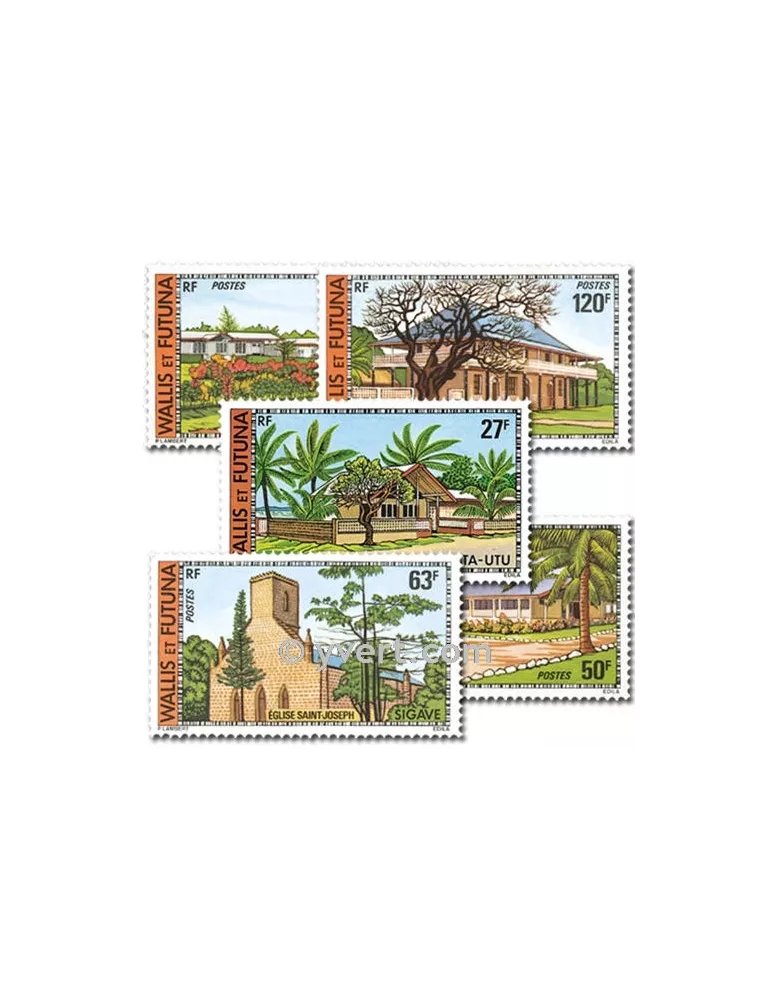 n° 203/207 - Timbre Wallis et Futuna Poste