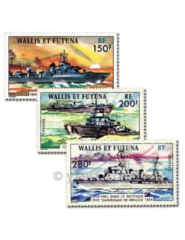 n° 210/212 - Timbre Wallis et Futuna Poste 2