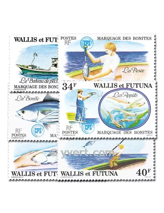 n° 226/231 - Timbre Wallis et Futuna Poste
