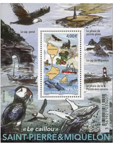n° F1337 - Timbre Saint-Pierre et Miquelon Poste 2