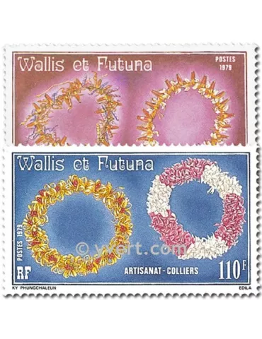 n° 241/242 - Timbre Wallis et Futuna Poste 2
