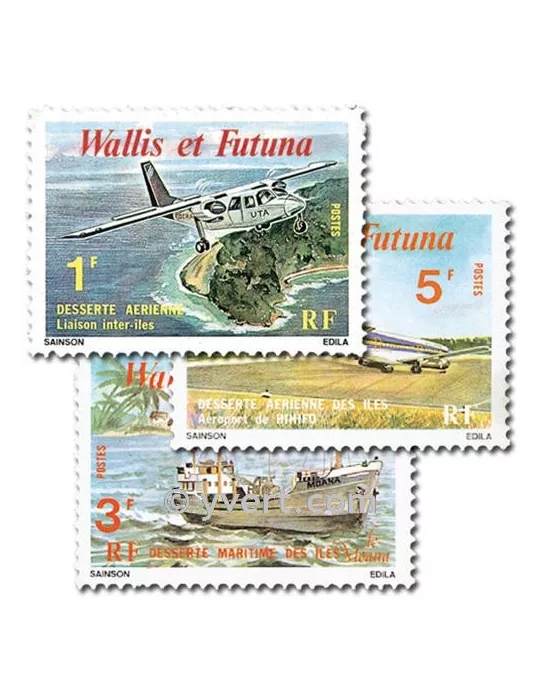 n° 254/256 - Timbre Wallis et Futuna Poste