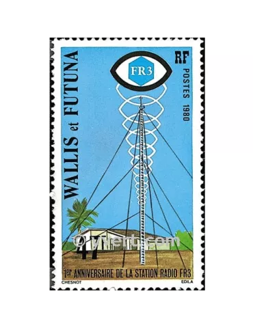 n° 257 - Timbre Wallis et Futuna Poste 2