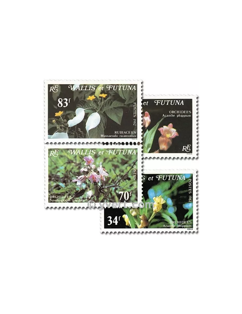 n° 286/289 - Timbre Wallis et Futuna Poste