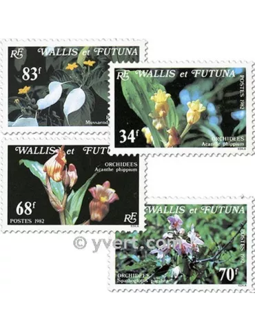 n° 286/289f (feuille) - Timbre Wallis et Futuna Poste 2