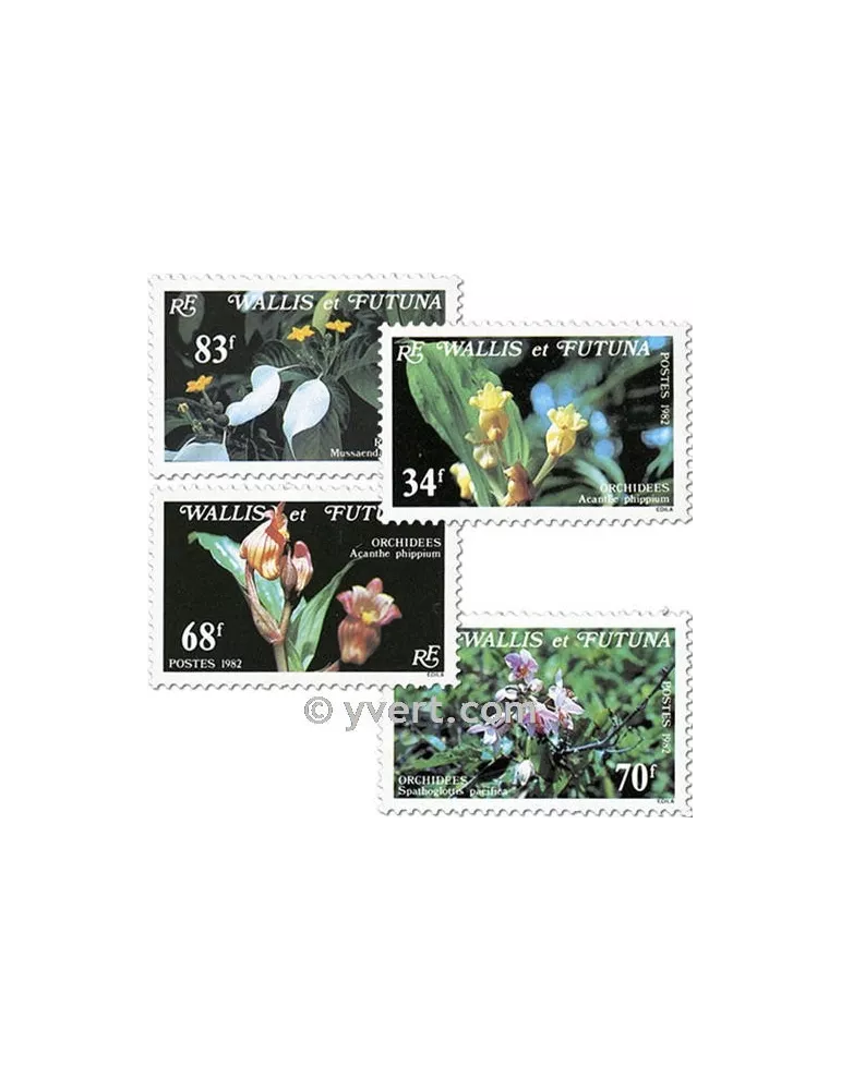 n° 286/289f (feuille) - Timbre Wallis et Futuna Poste