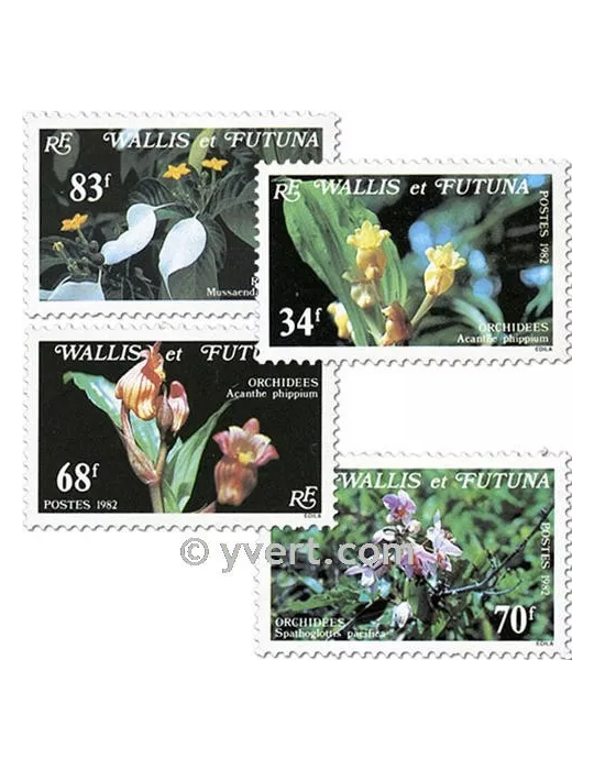 n° 286/289f (feuille) - Timbre Wallis et Futuna Poste
