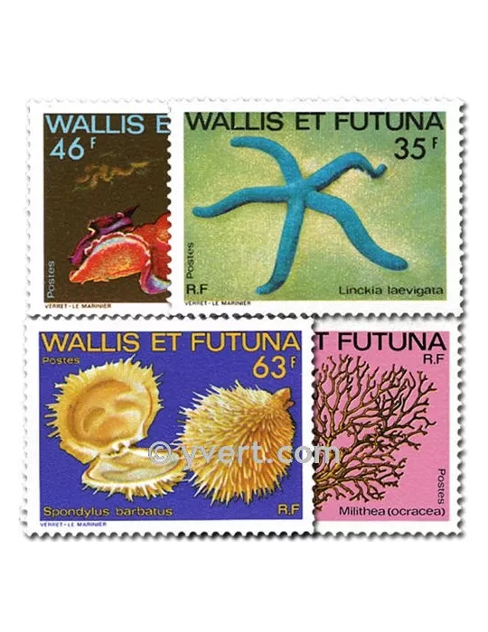 n° 297/300 - Timbre Wallis et Futuna Poste
