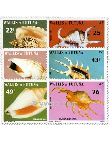 n° 312/317f (feuille) - Timbre Wallis et Futuna Poste 2